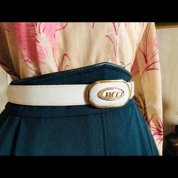 1979 Gucci • Vintage Brass & Leather Belt - Picture 2 of 7